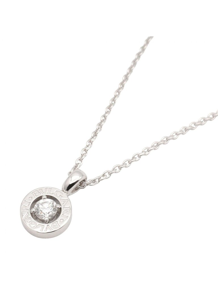 Bvlgari Necklace 40 18k White Gold Diamond